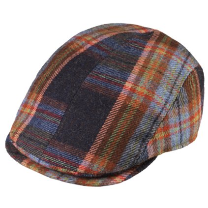 Zimní pánská bekovka s ušníma klapkami od Fiebig - Shetland Jeans blue