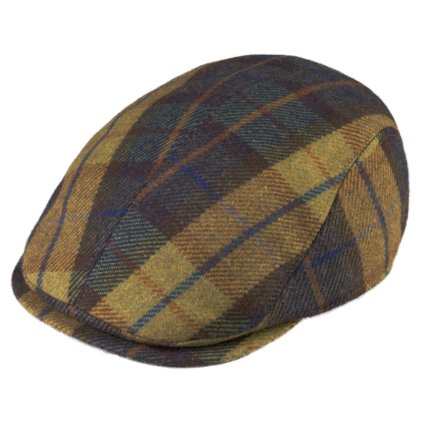 Zimní pánská bekovka s ušníma klapkami od Fiebig - Shetland Khaki