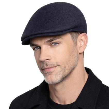 Vlněná bekovka Kangol Wool 507 tmavě modrá