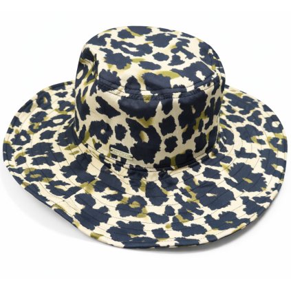 Dámský letní klobouk s velkou krempou - zvířecí print - Seeberger