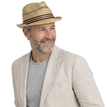 Letní slaměný trilby klobouk - SCIPPIS Male