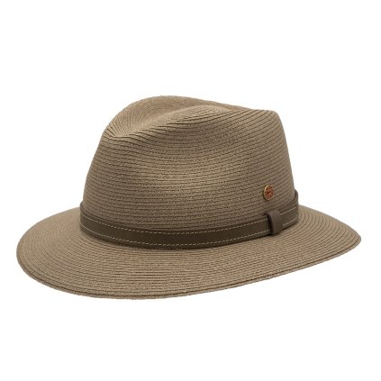 Letní fedora klobouk  - Mayser Mathis Steppe z rafie s UV 80