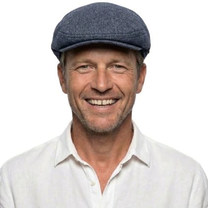 Pánská letní bekovka modrá – Edward