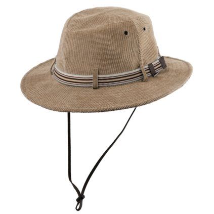 Volnočasový bavlněný béžový klobouk