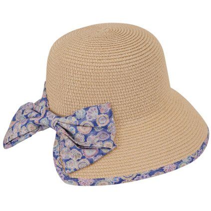 Dámský letní béžový nemačkavý klobouk