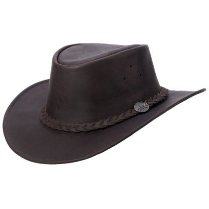 Kožený klobouk - BUSHIE FULLGRAIN