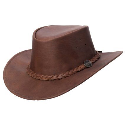 Kožený klobouk - BUSHIE FULLGRAIN TAN