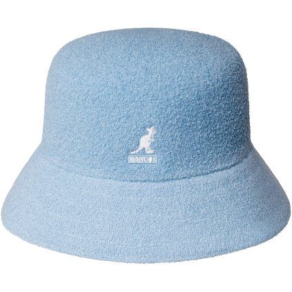 Modrý letní klobouk - Bucket hat Kangol Bermuda White
