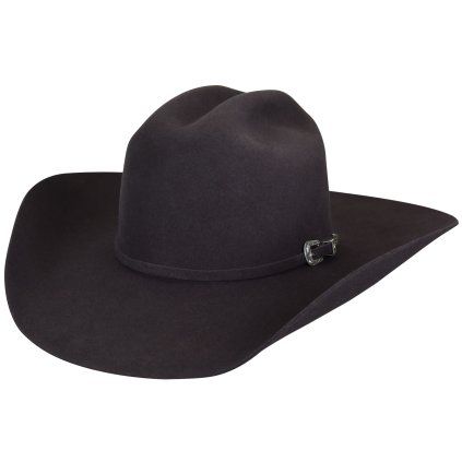 Plstěný antracitový kovbojský klobouk Bailey McQ