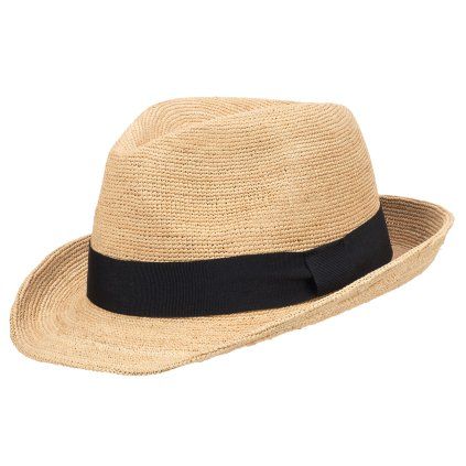 Slaměný klobouk Scippis CASTILLO – trilby z rafie