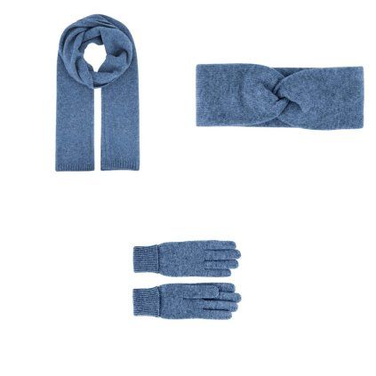 Modrý dámský set s čelenkou – Fiebig Noa
