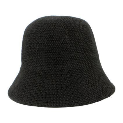 Bucket hat černý Bob - Carlsbad Hat Co.