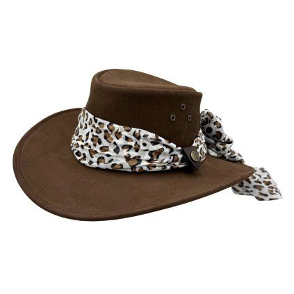 Tmavě hnědý dámský australský klobouk – Jacaru Jillaroo
