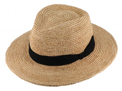 Fedora Raffia - slaměný béžový klobouk - Bestseller