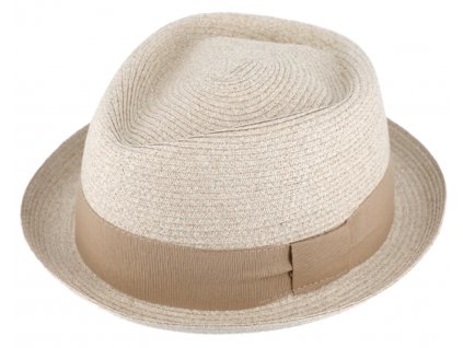 Extra lehký klobouk Trilby - béžový extra lehký klobouk