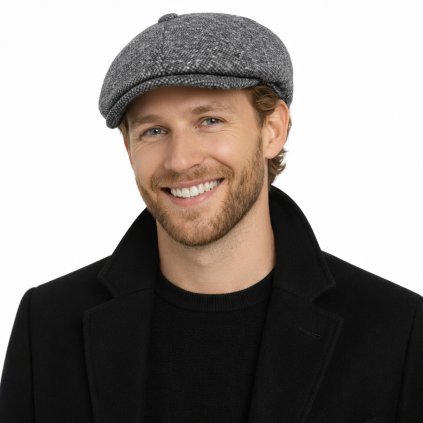 Bekovka Hatteras od Fiebig - šedá pekařská bekovka - Melanžová příze