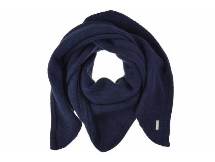 Dámská modrá zimní šála - šátek od Seeberger - kolekce Lelica