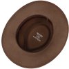 Cestovní nemačkavý voděodolný hnědý klobouk Mayser - Cowboy Hat