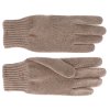 Pánské béžové rukavice - pleteninové rukavice Fiebig