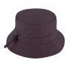Nepromokavý fialový bucket hat - podzimní voděodolný klobouk - Fiebig 1903