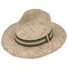 Slaměný klobouk z mořské trávy - Fedora
