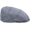 Podzimní šedá kostkovaná bekovka od Mayser - vlněná jarní bekovka s měkkým kšiltem - Vincent Soft
