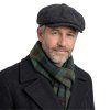 Vlněná bekovka 8-panel od CTH Ericson - Alan Moon Shetland Graphite - Peaky Blinders