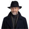 Černý cestovní vlněný klobouk fedora – Mayser Doren