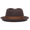 Hnědý trilby klobouk s hnědou stuhou -  Goorin Bros Fabyan Park