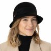 Dámský černý cloche klobouk - Nanni