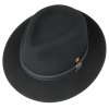 Cestovní nemačkavý voděodolný černý klobouk Mayser - Denver Traveller