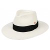 Luxusní panamský klobouk - klobouk Fedora - ručně pletený, UV faktor 80 -  Ekvádorská panama - Mayser Nizza
