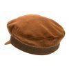 Námořnická hnědá kapitánka - Turi Corduroy Tan