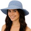 Klasický dámský slaměný klobouk Fiebig - Brim Hat Melange