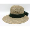 Slaměný klobouček z mořské trávy s barevnou mašli  - Fiebig 1903