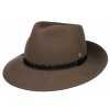 Luxusní hnědý klobouk Mayser - Monaco