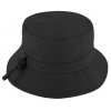 Nepromokavý černý bucket hat - podzimní voděodolný klobouk - Fiebig 1903