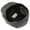 Zimní vlněná bekovka  - driver cap od CTH Ericson Spencer - Harris Tweed Black