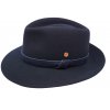 Cestovní nemačkavý voděodolný modrý klobouk Mayser -  Doren