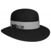 Dámský nemačkavý černý klobouk  - Palmira