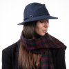 Dámský cestovní modrý zimní klobouk Simone - Mayser