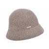 Bucket hat - zimní béžový vlněný klobouček - Seeberger