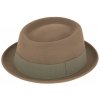 Plstěný klobouk porkpie - Fiebig  - béžový klobouk
