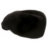 Zimní vlněná černá pánská bekovka  - driver cap od CTH Ericson