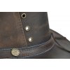 Australský klobouk kožený -  kožený klobouk SCIPPIS LONGFORD