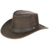 Australský klobouk kožený -  kožený klobouk SCIPPIS LONGFORD