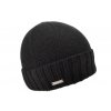 Kašmírová černá čepice od Seeberger - Classic Cashmere