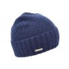 Kašmírová modrá čepice od Seeberger - Classic Cashmere