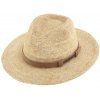 Slaměný letní  klobouk - Fedora Raffia Fiebig