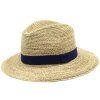 Letní slaměný klobouk s modrou stuhou - Marone Roma
